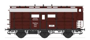Luxuspferdewagen Magdeburg 3880 DRG IIb rotbraun mBh - Fine Models 810503 Spur 1